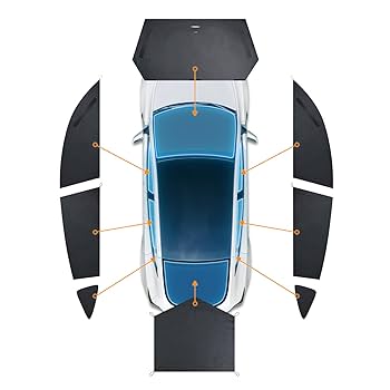 TESCAMP Tesla テスラモデルYカーテン ガラスサンシェード 車中泊 Amazon | TESCAMP Tesla モデルYカーテン カープライバシー